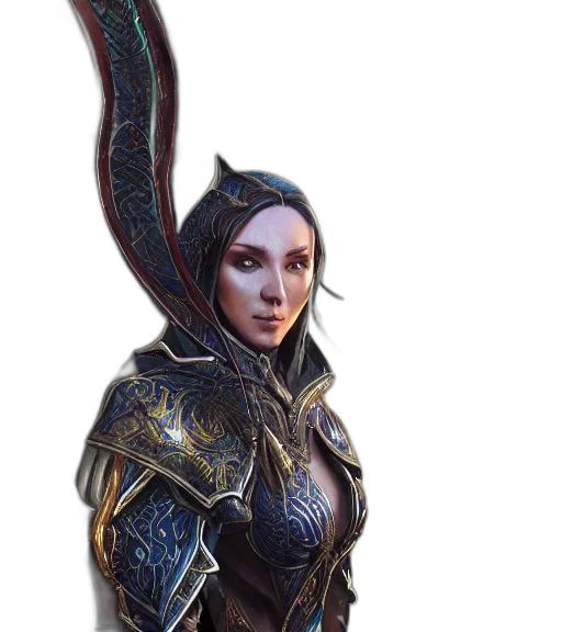 dragon, staff, mask, dress, fantasy art, concept art, 3d render, pixel art transparent PNG cut-out