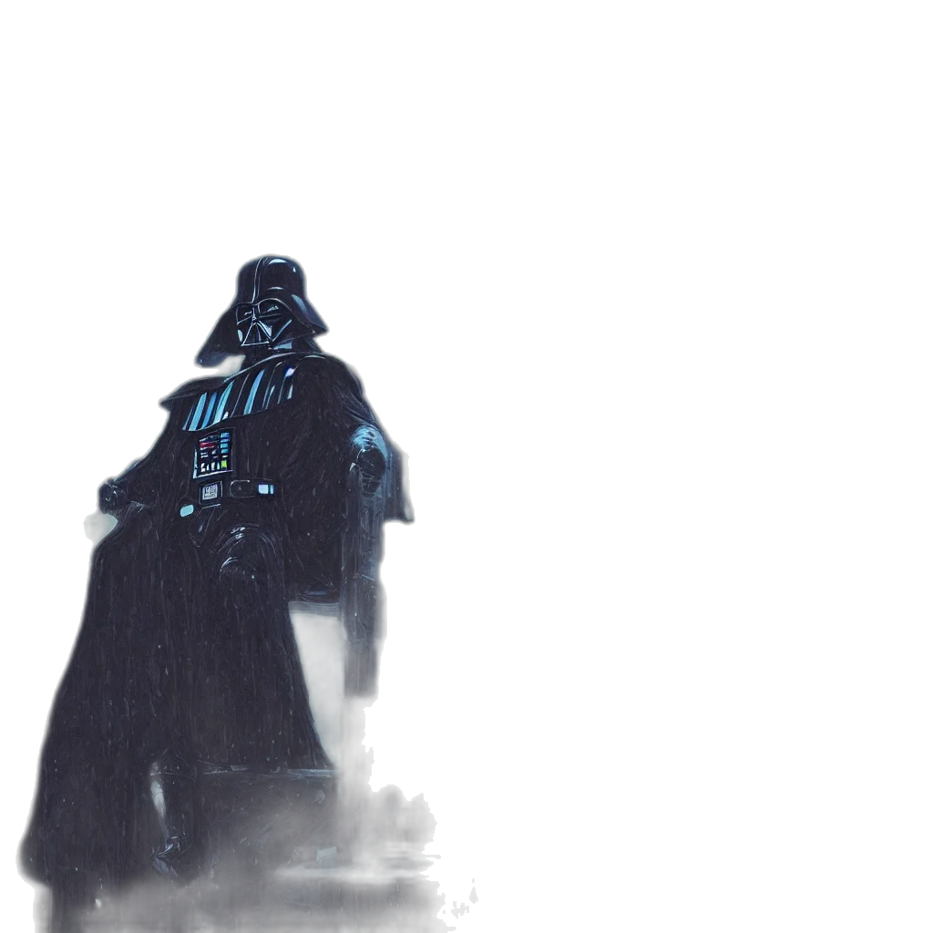 jacket, robot, weapon, mask, concept art, comic book art, fantasy art, pixel art transparent PNG cut-out