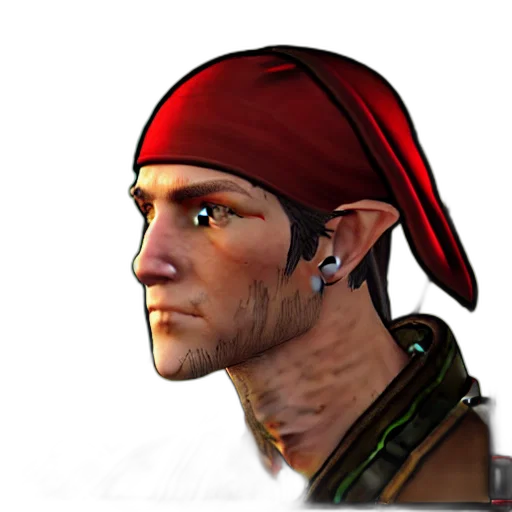face, hat, staff, weapon, photorealistic, 3d render, concept art, fantasy art transparent PNG cut-out