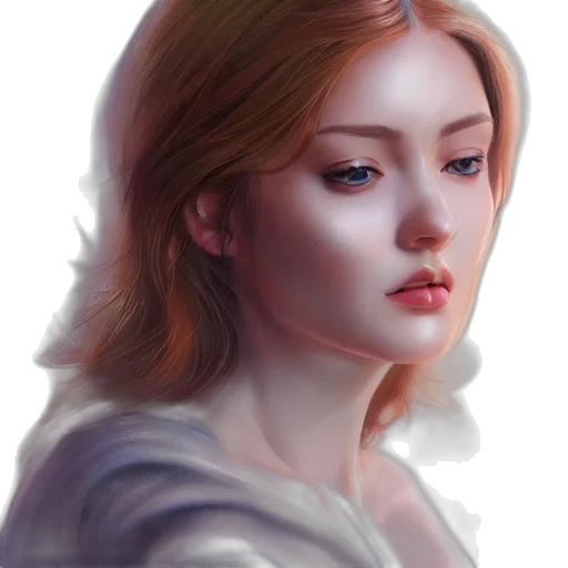 face, crown, jewelry, photorealistic, oil painting, fantasy art, concept art, fire transparent PNG cut-out