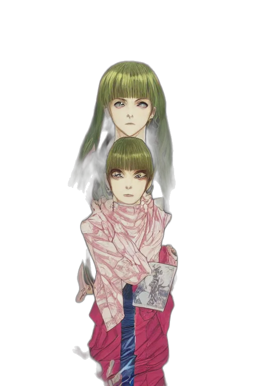 mask, staff, anime, concept art transparent PNG cut-out