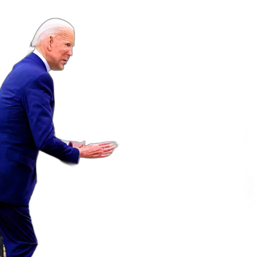 jacket, hat, hair, umbrella, concept art, outer space, biden, using transparent PNG cut-out