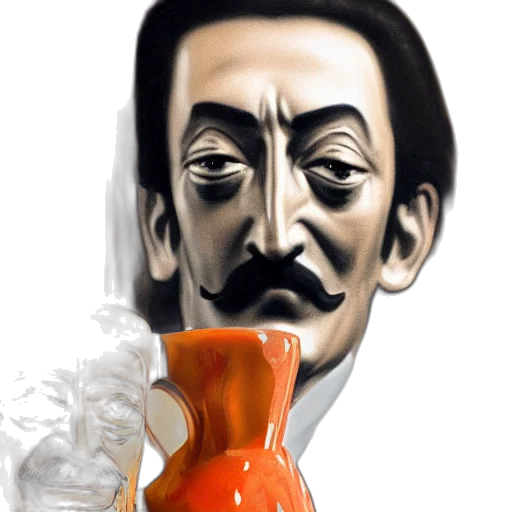 bottle, mask, face, photorealistic, 3d render, concept art, oil painting, fire transparent PNG cut-out