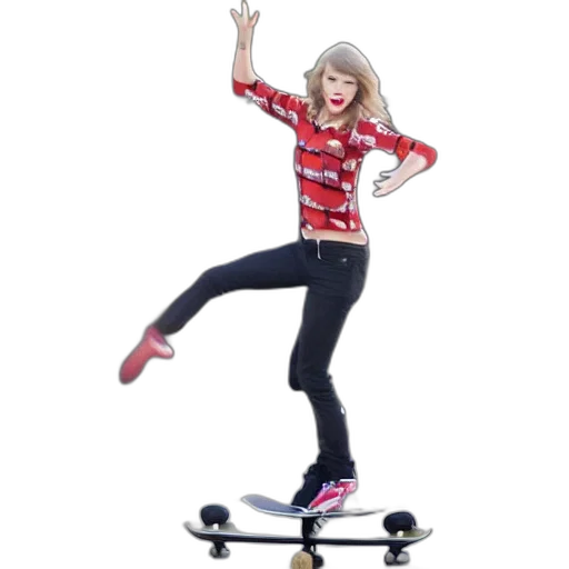 3d render, cartoon, concept art, photorealistic, taylor, swift, dancing, air transparent PNG cut-out