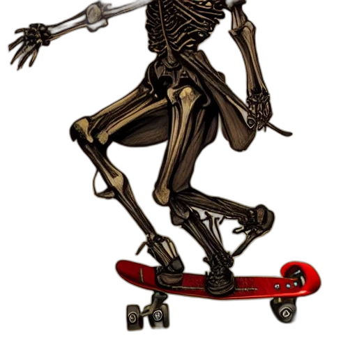 robot, creature, concept art, cartoon, 3d render, skeleton, fashion, model transparent PNG cut-out