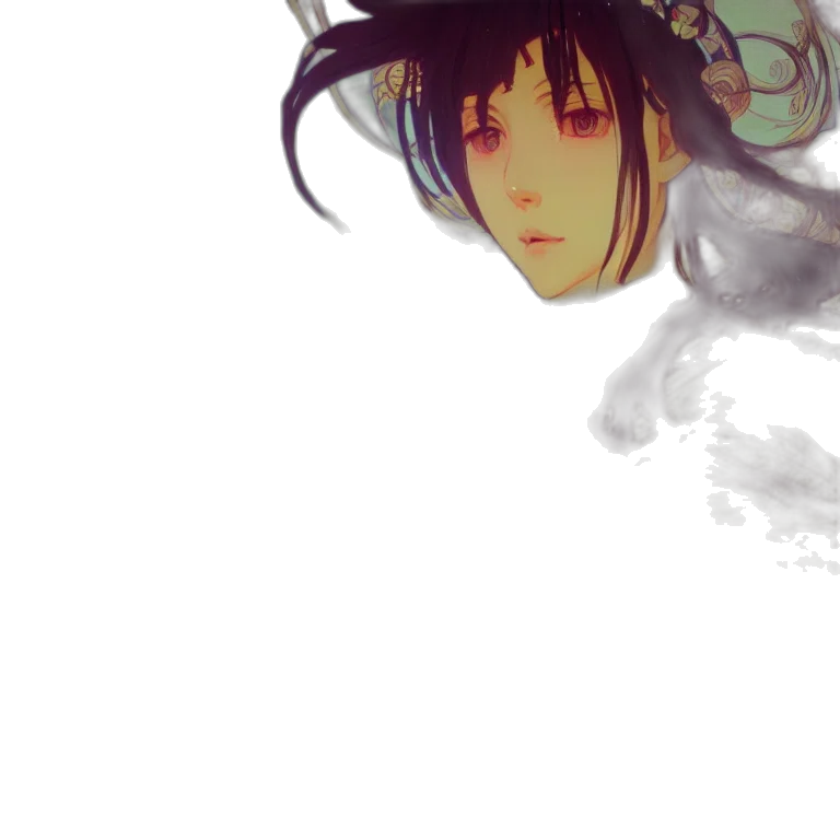 hat, face, creature, dragon, photorealistic, watercolor, anime, fantasy art transparent PNG cut-out