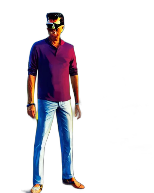 staff, 3d render, concept art, cartoon, photorealistic, neon, blue, colorful transparent PNG cut-out