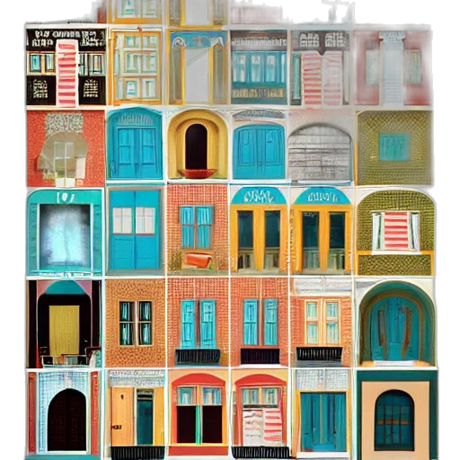 building, furniture, concept art, 3d render transparent PNG cut-out