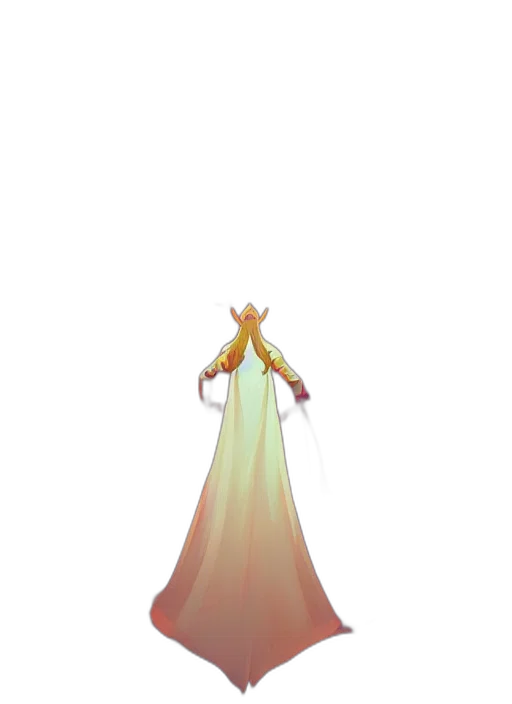 crown, dress, sword, staff transparent PNG cut-out