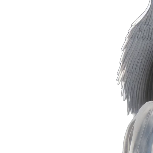 hair, mask, face, creature transparent PNG cut-out