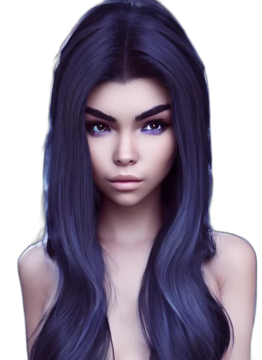hair, face, creature, crown transparent PNG cut-out