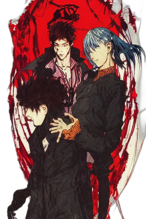 shoes, jacket, anime, concept art transparent PNG cut-out