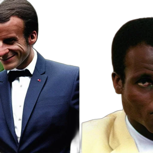 face, african, emmanuel, macron transparent PNG cut-out