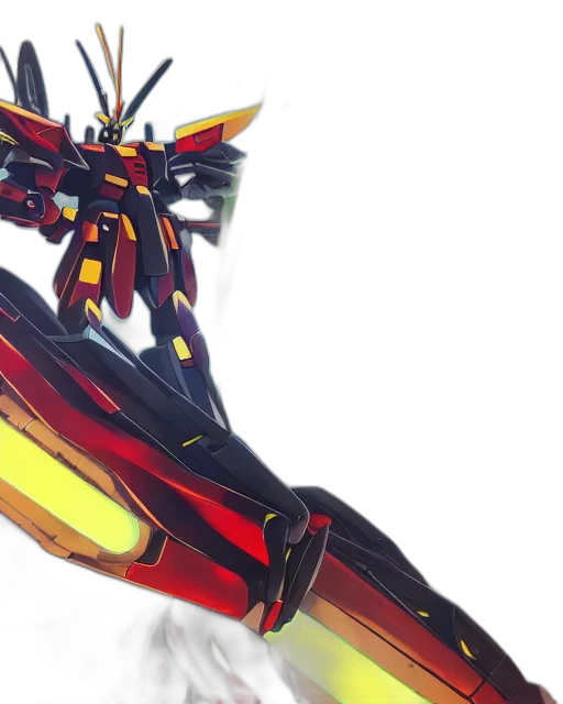 weapon, sword, concept art, anime, 3d render, pixel art, red, highly transparent PNG cut-out