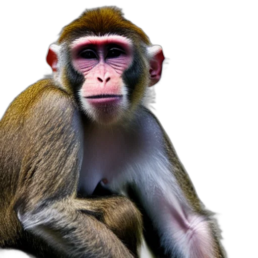 animal, staff, face, creature, photorealistic, 3d render, concept art, monkey transparent PNG cut-out