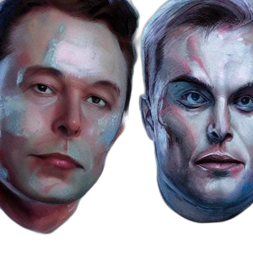 face, mask, concept art, comic book art transparent PNG cut-out