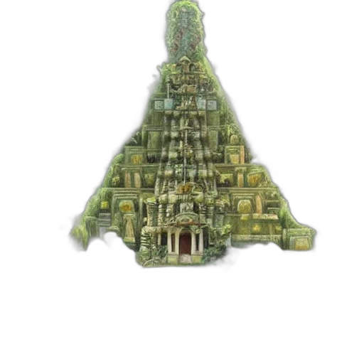 building, crown, jewelry, staff transparent PNG cut-out