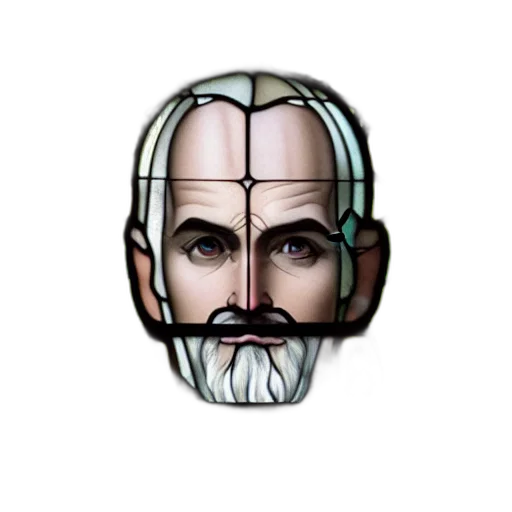 mask, face, robot, pixel art, cyberpunk, fantasy art, concept art, gothic transparent PNG cut-out