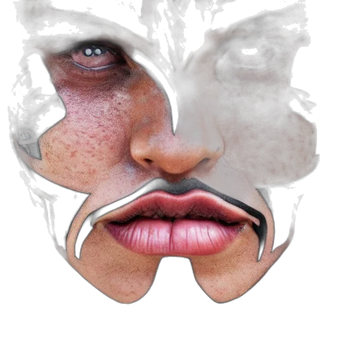 mask, face, photorealistic, concept art transparent PNG cut-out