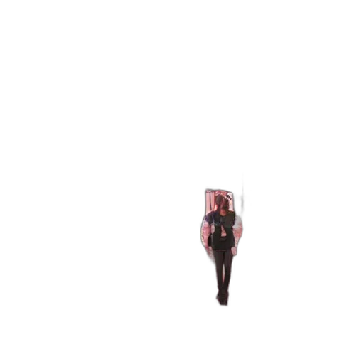 jacket, staff, umbrella, dress transparent PNG cut-out