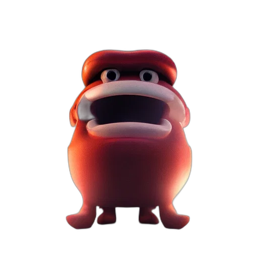 animal, creature, robot, face, 3d render, concept art, photorealistic, pixel art transparent PNG cut-out