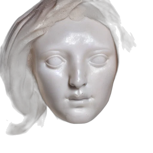 mask, face, hair, crown, 3d render, photorealistic, vaporwave, concept art transparent PNG cut-out