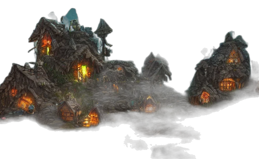concept art, fantasy art, 3d render, photorealistic transparent PNG cut-out