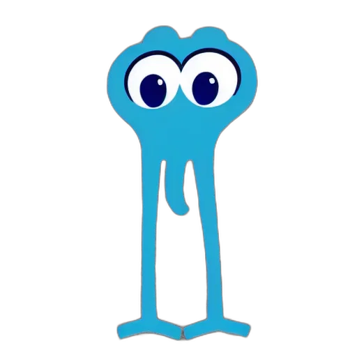 staff, robot, creature, animal, cartoon, 3d render, concept art, squidward transparent PNG cut-out