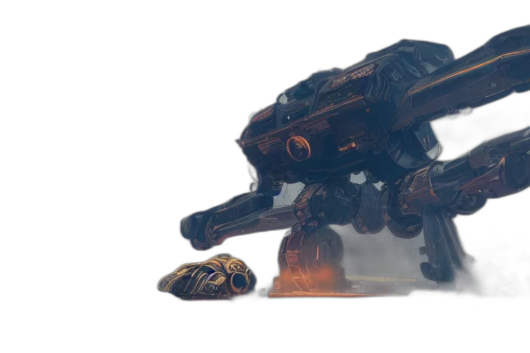 robot, weapon, dragon, creature transparent PNG cut-out