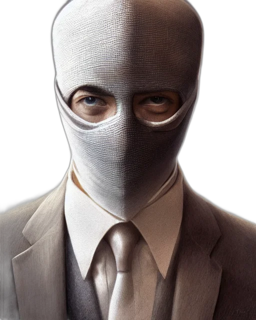 mask, face, photorealistic, concept art transparent PNG cut-out