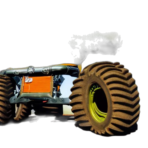 robot, car, weapon, concept art, 3d render, shrek, has, transformed transparent PNG cut-out