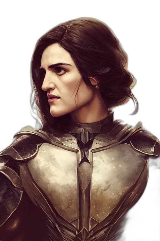 face, sword, crown, fantasy art, concept art, photorealistic, comic book art, golden transparent PNG cut-out