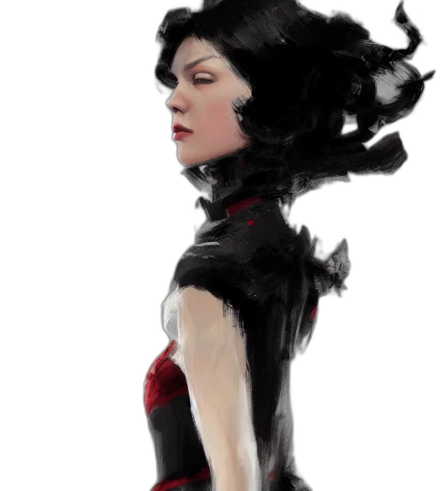 dress, crown, concept art, comic book art transparent PNG cut-out