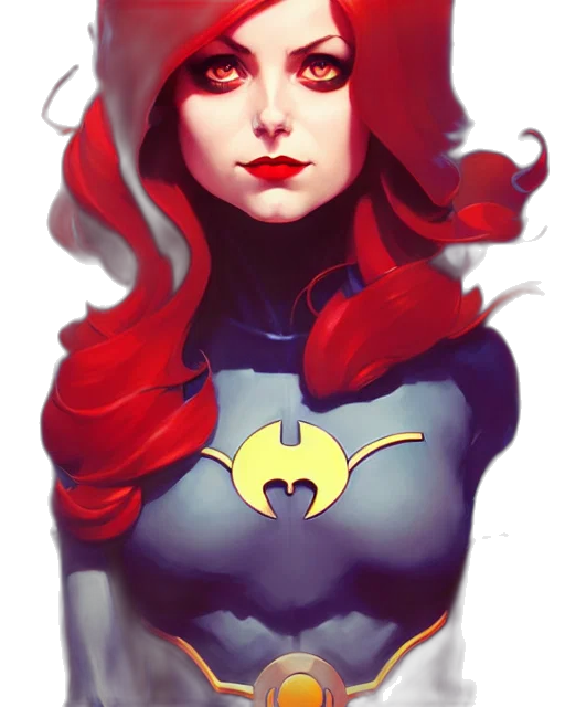 face, mask, comic book art, concept art, fantasy art, pixel art, red, dark transparent PNG cut-out