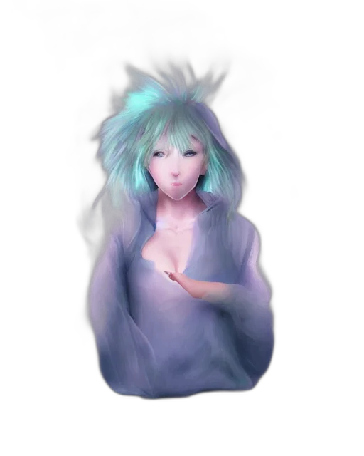 creature, mask, dress, face, fantasy art, anime, watercolor, concept art transparent PNG cut-out
