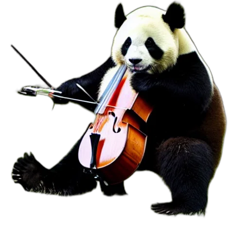 animal, staff, photorealistic, concept art, fantasy art, 3d render, giant, panda transparent PNG cut-out