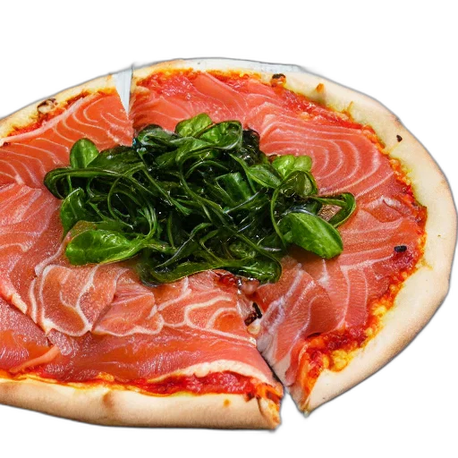 food, umbrella, photorealistic, 3d render transparent PNG cut-out