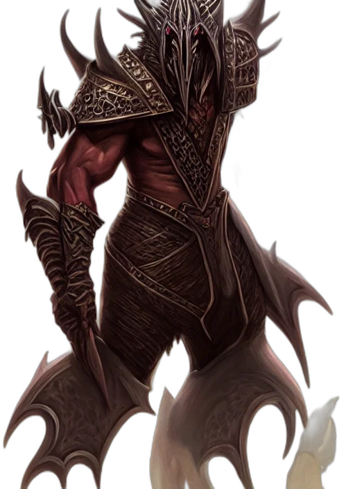 dragon, sword, fantasy art, concept art, comic book art, pixel art, dark, red transparent PNG cut-out