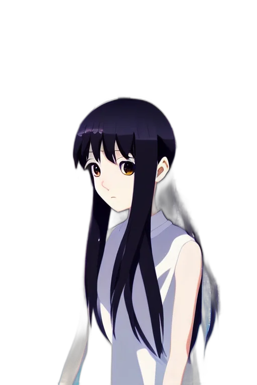 dress, face, hair, staff, anime, pixel art, cartoon, concept art transparent PNG cut-out