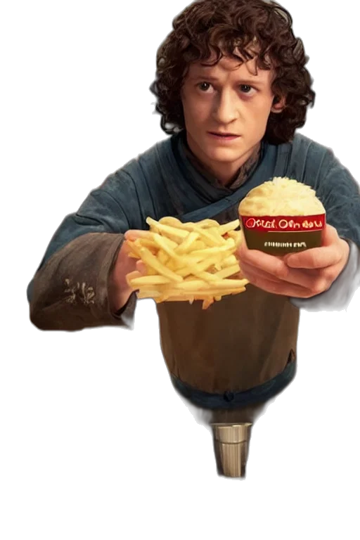 food, crown, creature, robot transparent PNG cut-out