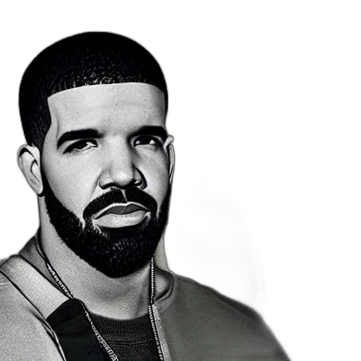 face, jacket, animal, photorealistic, 3d render, drake transparent PNG cut-out