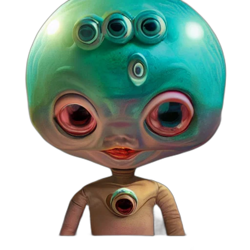 robot, creature, mask, staff transparent PNG cut-out