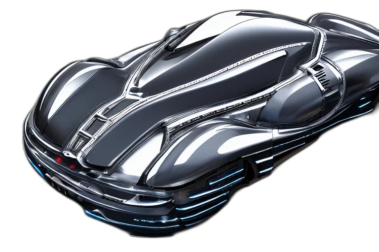 car, concept art, 3d render, photorealistic transparent PNG cut-out