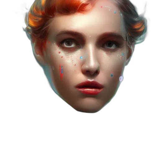 face, crown, mask, robot transparent PNG cut-out