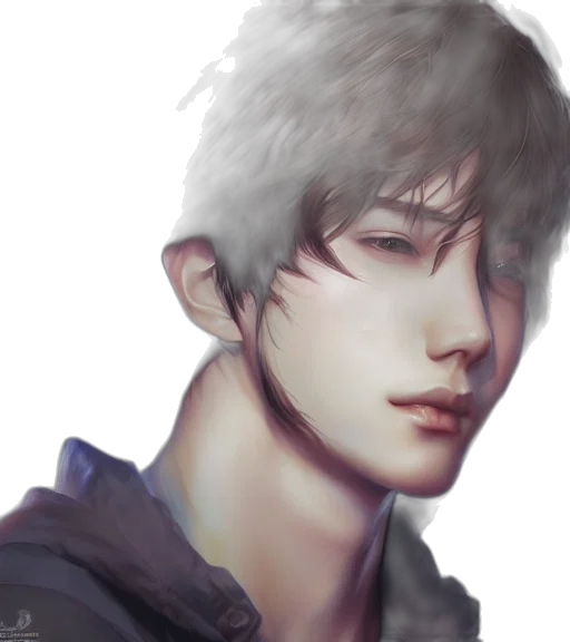 face, staff, photorealistic, fantasy art transparent PNG cut-out