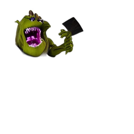 staff, creature, mask, weapon, concept art, 3d render, pixel art, fantasy art transparent PNG cut-out