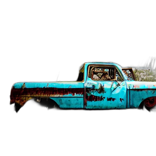 car, weapon, animal, photorealistic transparent PNG cut-out
