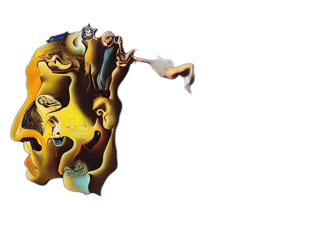 mask, dragon, crown, face transparent PNG cut-out