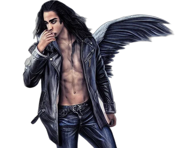 jacket, fantasy art, photorealistic, comic book art transparent PNG cut-out
