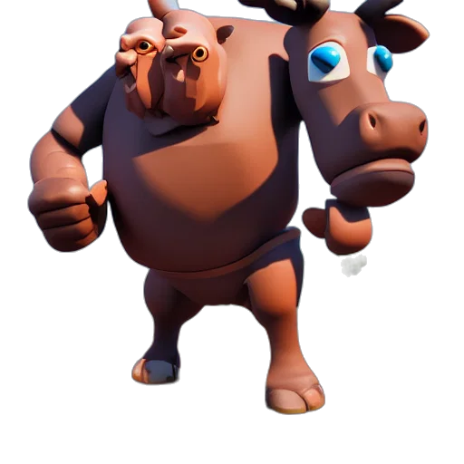 animal, creature, concept art, 3d render transparent PNG cut-out